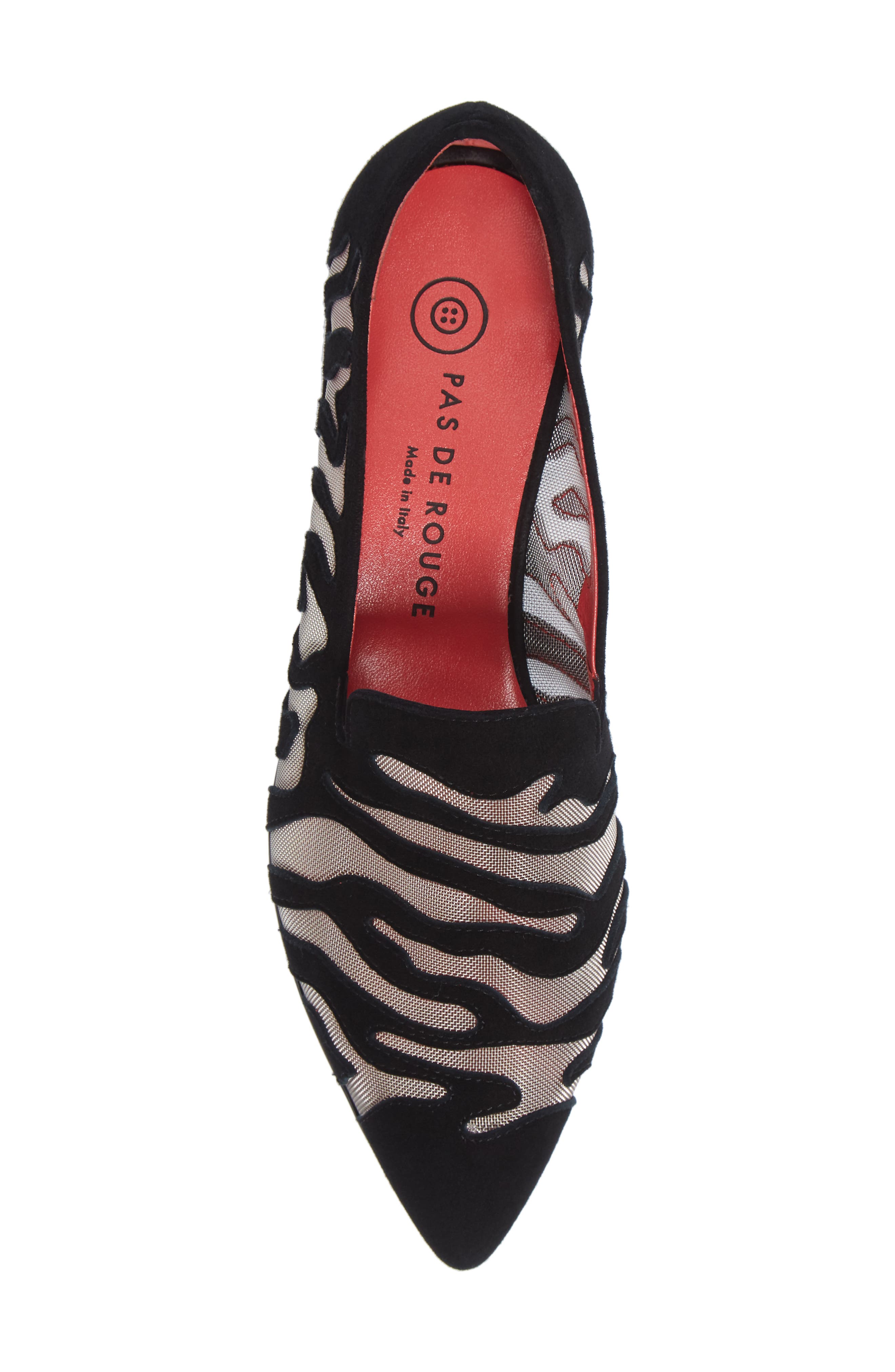 Pas de Rouge Janet Skimmer Flat, Alternate, color, 