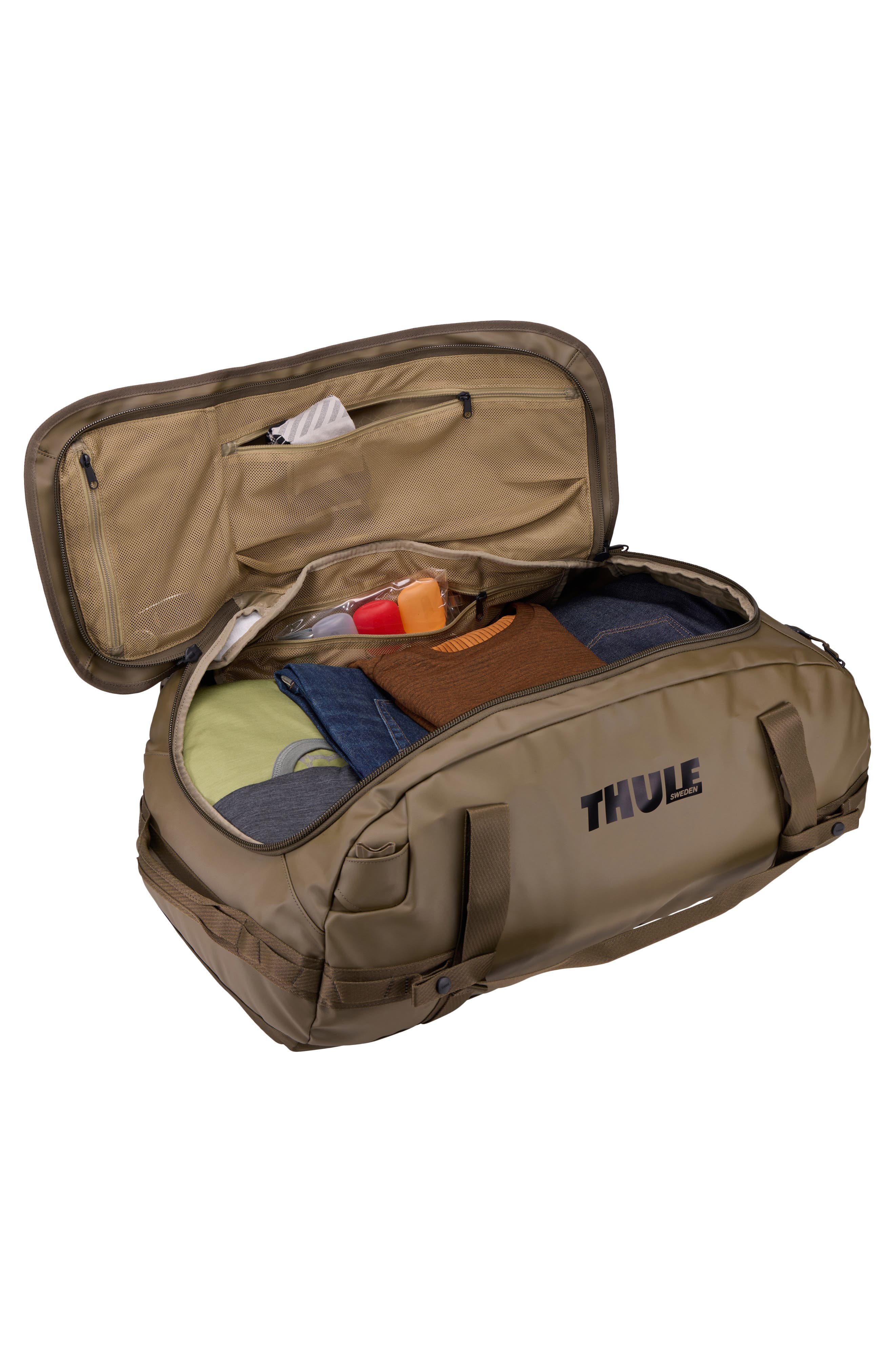 Chasm 70L Duffle Bag, Alternate, color, DEEP KHAKI