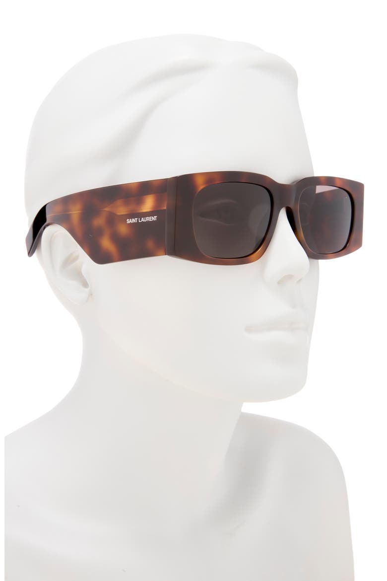 52mm Square Sunglasses, Alternate, color, HAVANA HAVANA BLACK