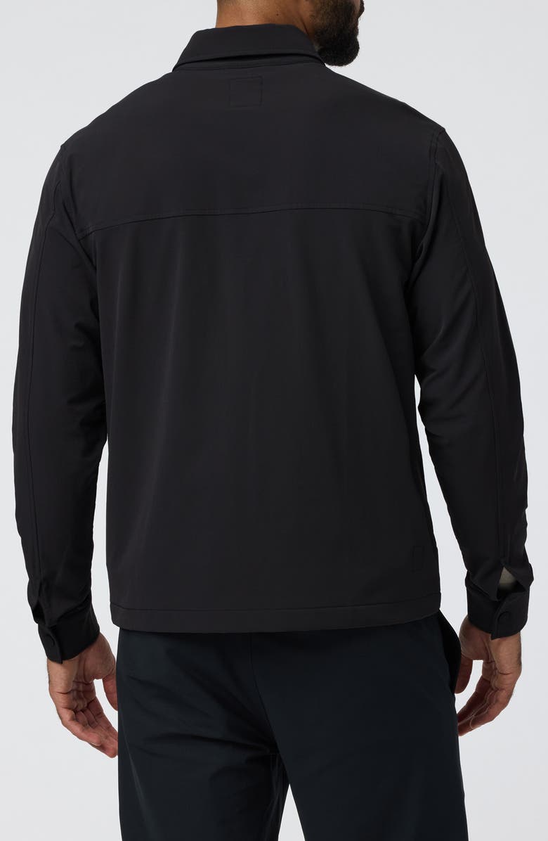 Vuori Lawson Tech Shirt Jacket, Alternate, color, Black