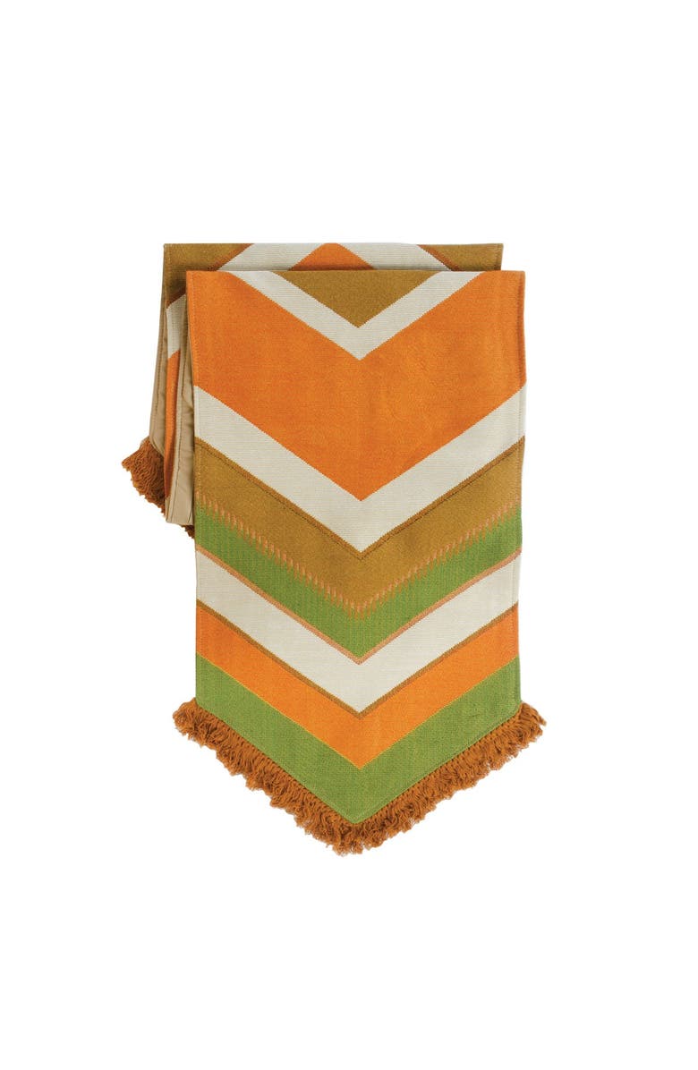 Kaplan Early Learning Company Earth-Toned Decorative Runner, Main, color, Orange