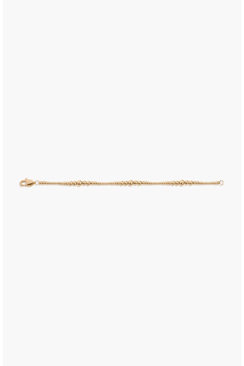Graduated Ball Chain Bracelet, Alternate, color, Yellow