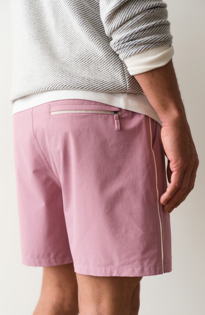 Marine Layer Lined Sport and Swim Shorts, Alternate, color, Lilac
