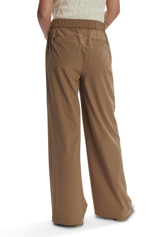 Varley Kayson Wide-leg Pants In Taupe Stone