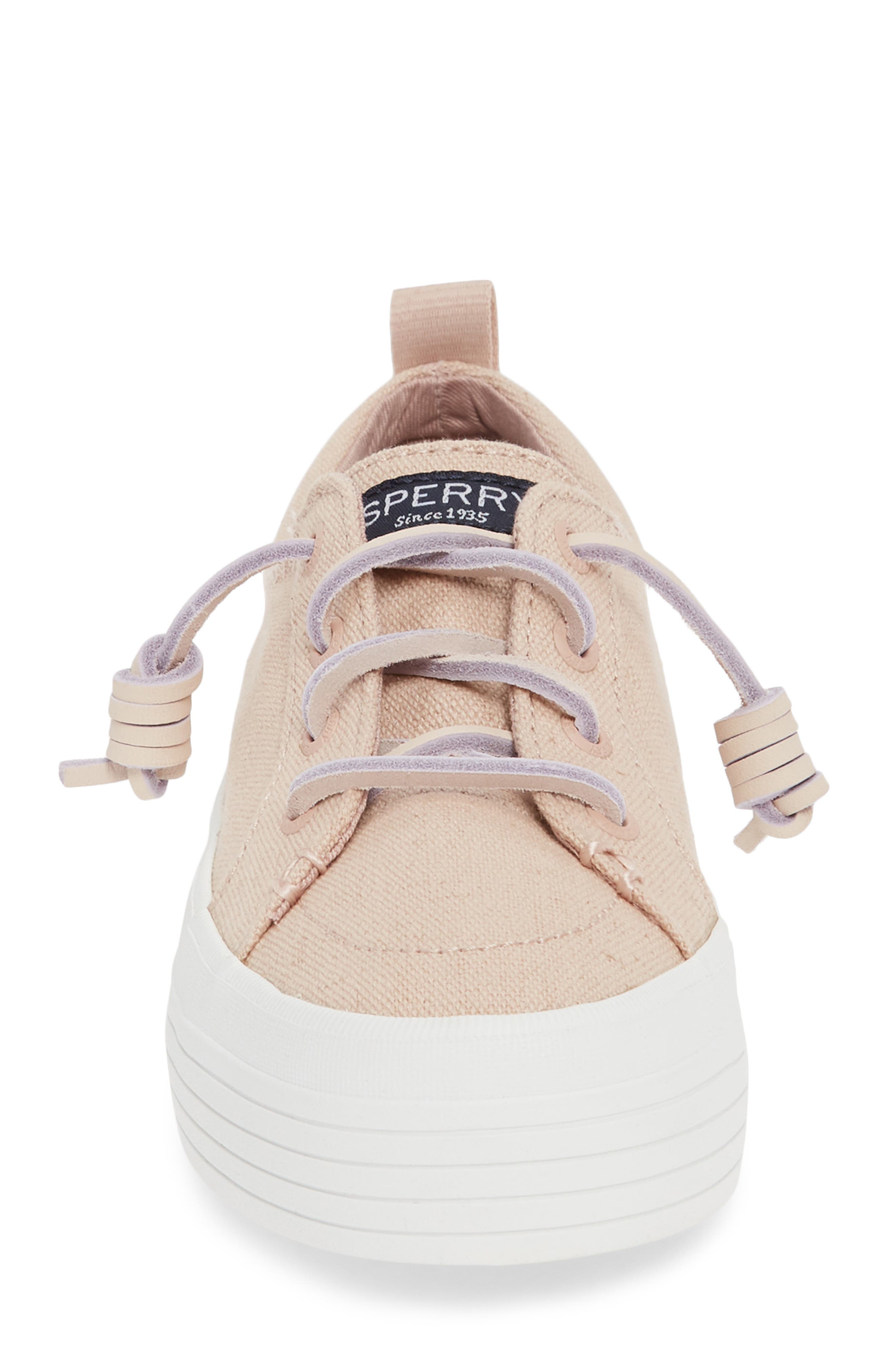 Crest Vibe Slip-On Platform Sneaker, Alternate, color, ROSE DUST CANVAS