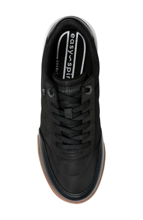 Easy Spirit Haigan Quilted Sneaker In Black