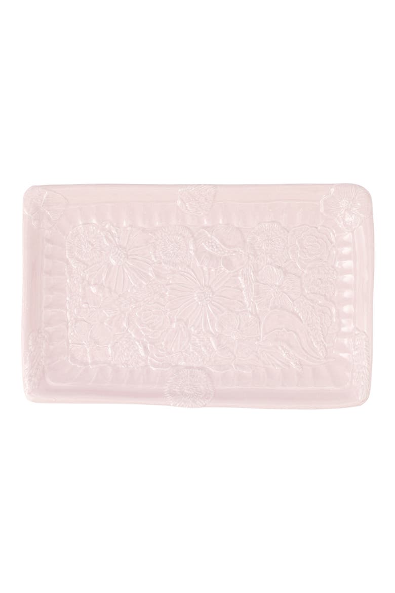 Pietri Fiori Rectangular Platter, Main, color, PINK