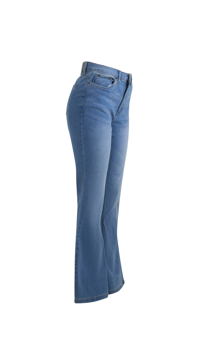 Solomon & Sage S&G Denim Boot Cut Leg Jeans, Alternate, color, Blue Wash
