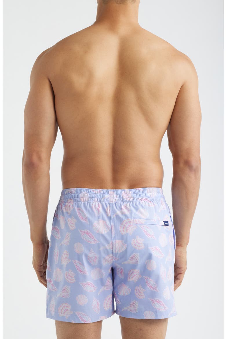 Shell Yeahs 5.5-Inch Swim Trunks, Alternate, color, LIGHT/ PASTEL PURPLE