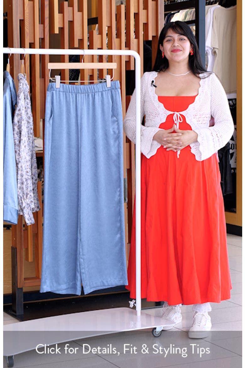 Elastic Waist Wide Leg Pants video