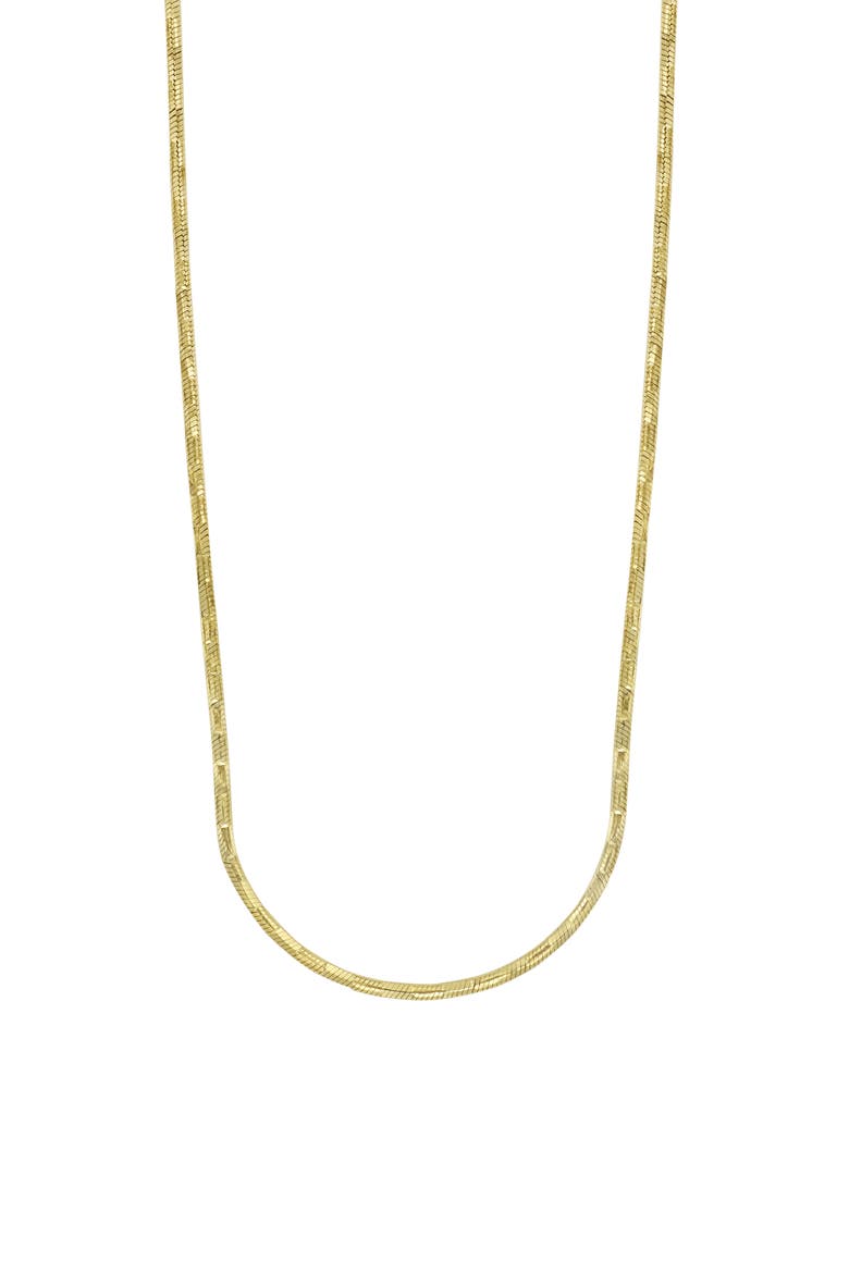 14K Gold Herringbone Chain Necklace (Nordstrom Exclusive), Main, color, 14K YELLOW GOLD