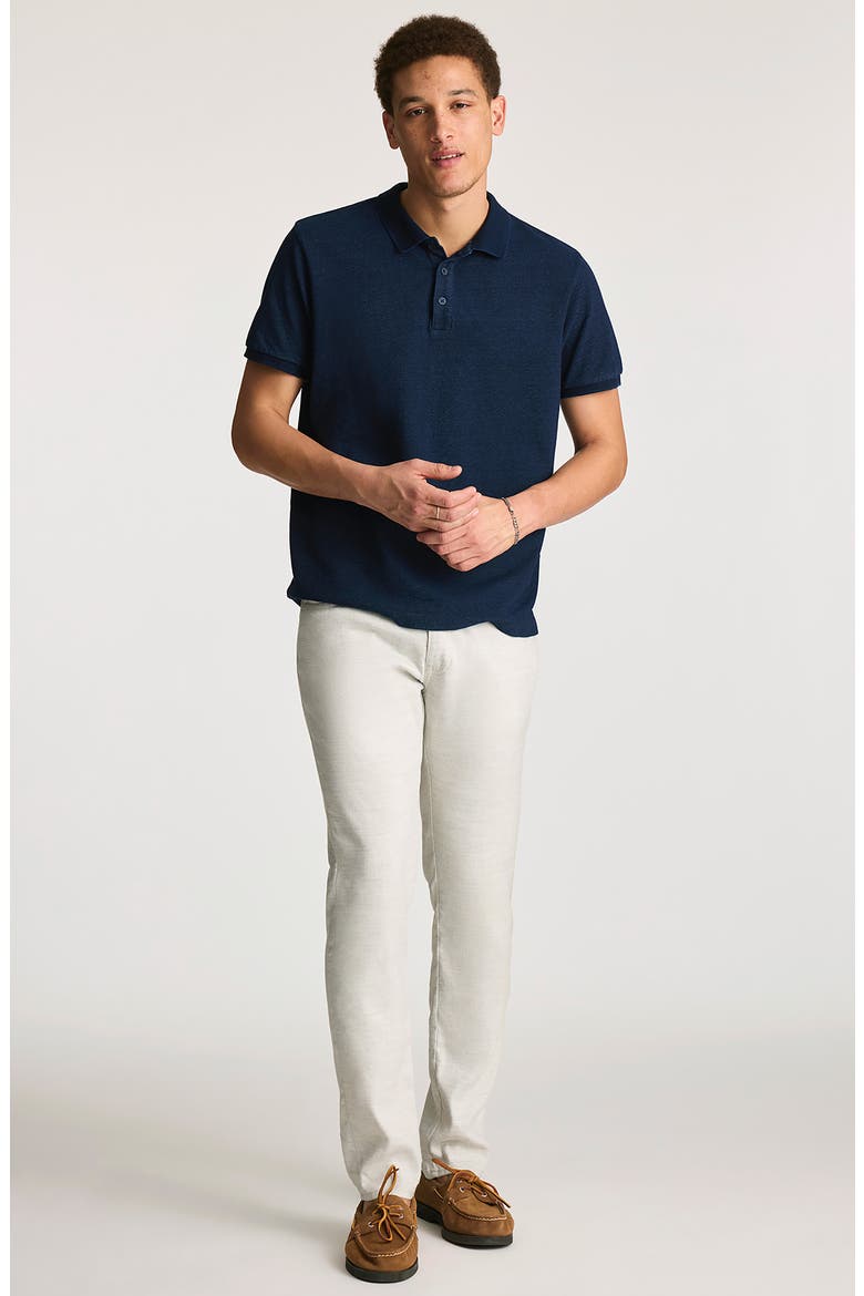 Marcus Slim Straight Leg Twill Pants, Alternate, color, NUDE LINEN