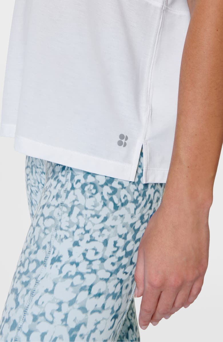 Sweaty Betty Relaxed Fit Draped T-Shirt, Alternate, color, 