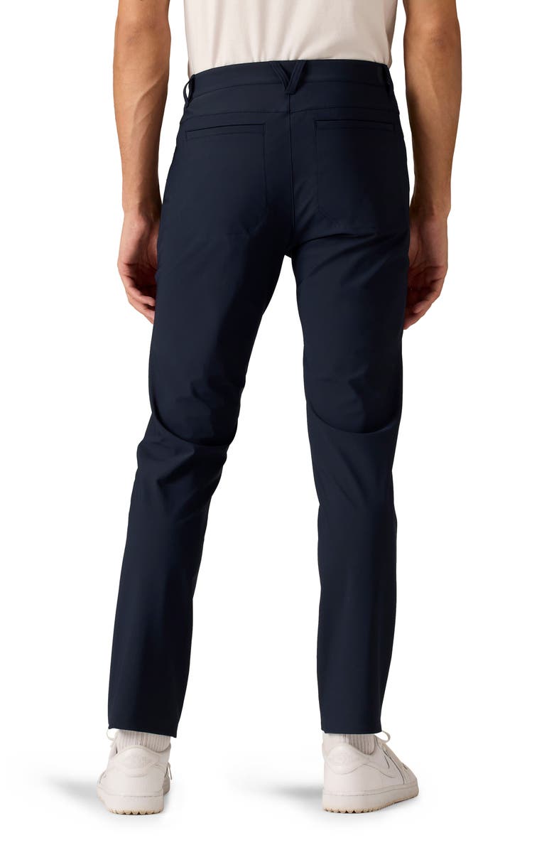 Rhone Momentum Water Repellent Flat Front Golf Pants, Alternate, color, True Navy
