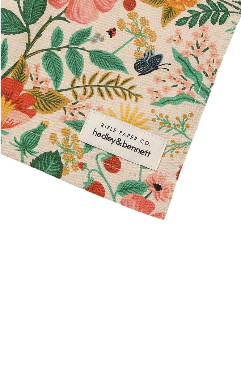 Hedley & Bennett The Essential Apron - Rifle Poppy Fields, Alternate, color, Pattern