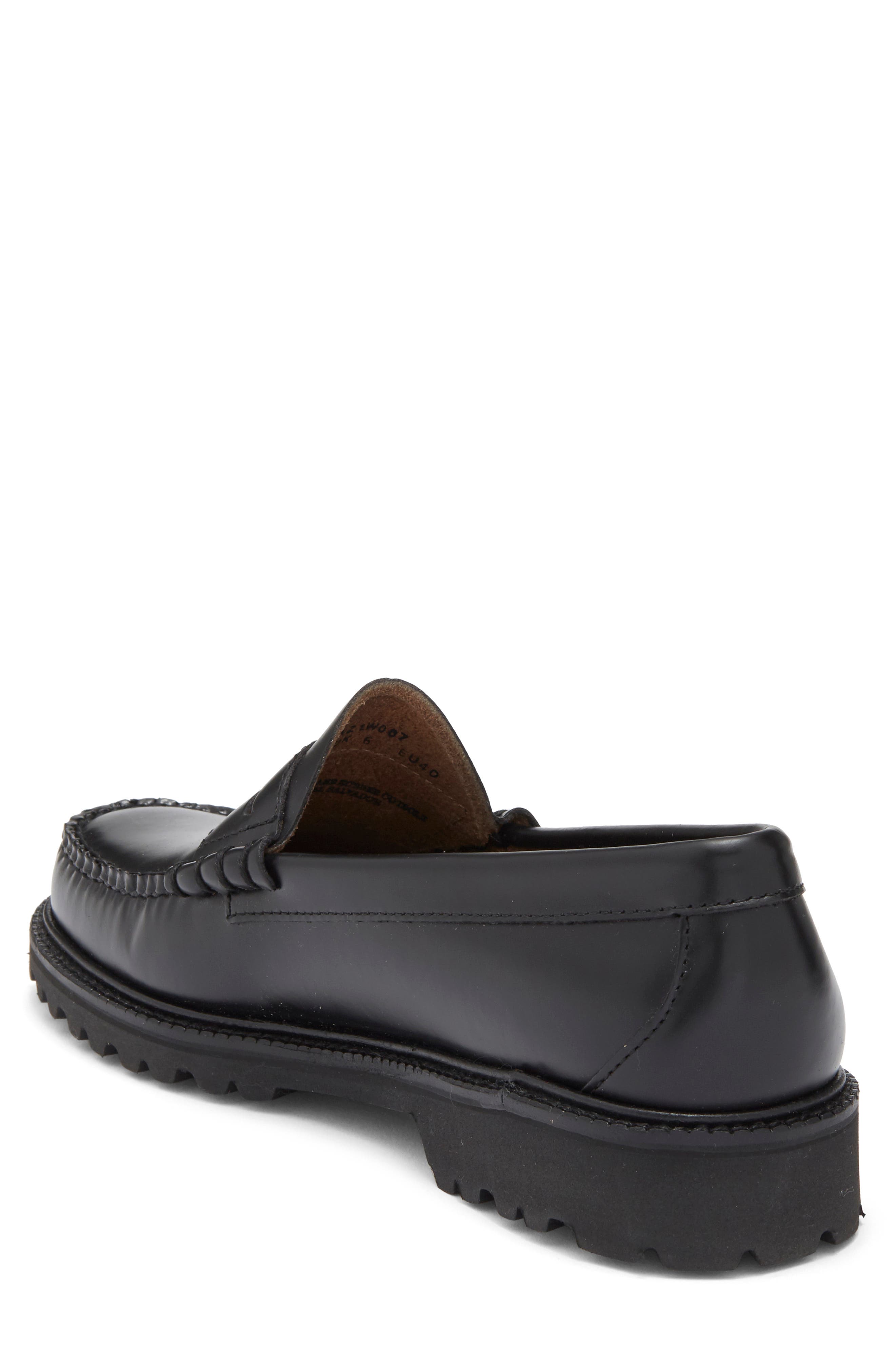 G.H.BASS Layton Leather Penny Loafer, Alternate, color, Black Black