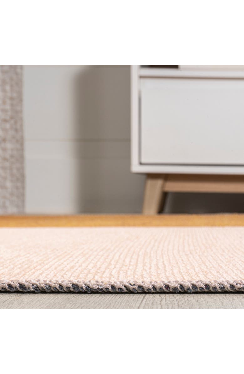 JONATHAN Y Demie Minimalist Graphic Circle Machine-Washable Area Rug, Alternate, color, Brown/Cream/Terracotta