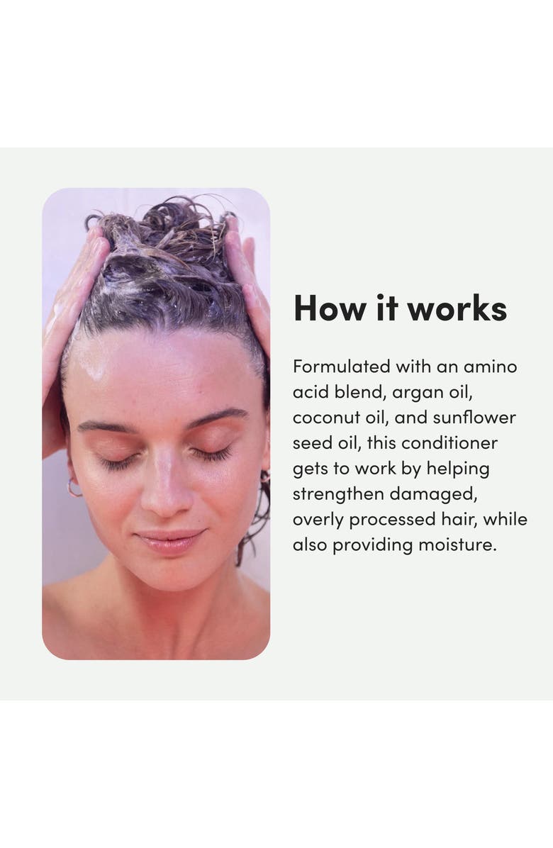 HIMS & HERS Triple Threat Hydrating Conditioner  Repairing, Shine-Boosting, Amino Acid Blend with Argan, Coconut & Sunflower Oils, Alternate, color, Blue-Green