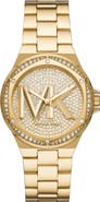 Michael Kors MICHAEL Michael Kors Lennox Logo Pavé Bracelet Watch, 37mm