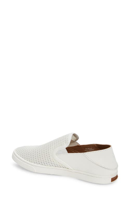 Olukai W Pehuea-wht In Bright White Fabric In Bright White/bright White