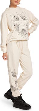 Lauren Moshi Tanzy Stud Starburst Sweatpants