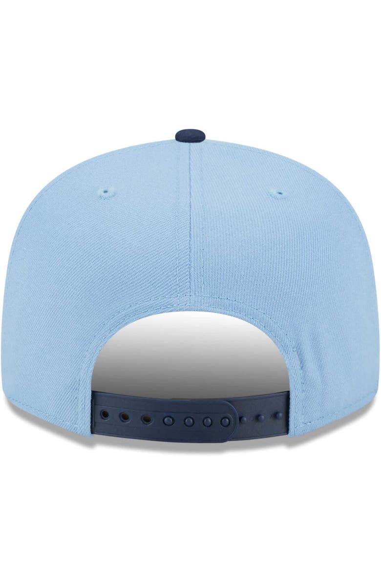 New Era Men's New Era Light Blue Memphis Grizzlies Banded Stars 9FIFTY Snapback Hat, Alternate, color, 