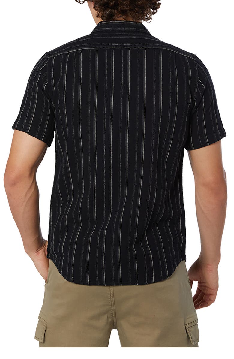 Ezekiel Ryde Short Sleeve Woven Shirt, Alternate, color, Black