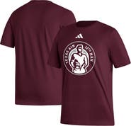 adidas Men's adidas  Maroon Texas A&M Aggies Sideline Strategy Fresh T-Shirt
