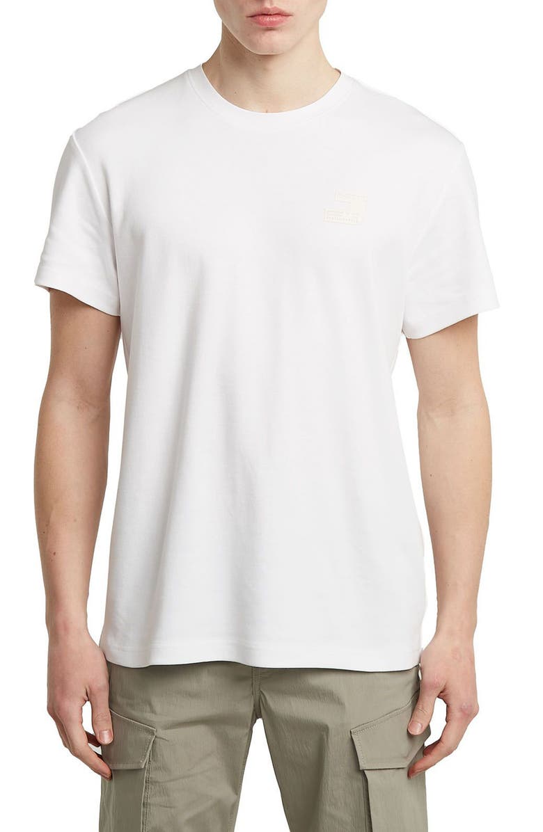 G-STAR Chest Logo Graphic T-Shirt, Main, color, White