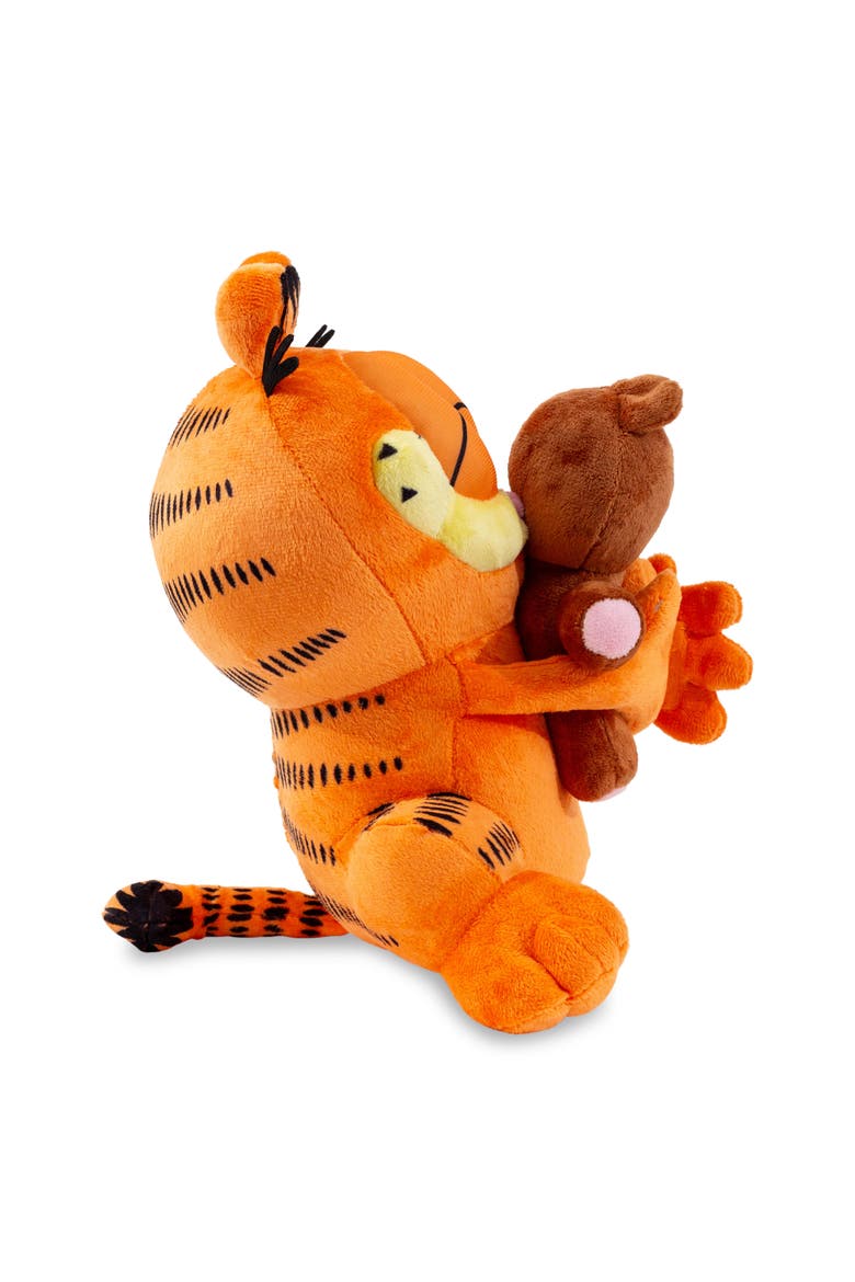 Garfield Holding Pooky 12-Inch Collector Plush, Alternate, color, Orange