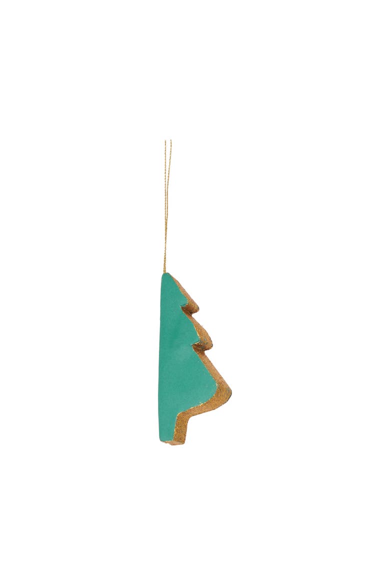 Honeycomb Paper Green Tree Christmas Ornament, Alternate, color, Green