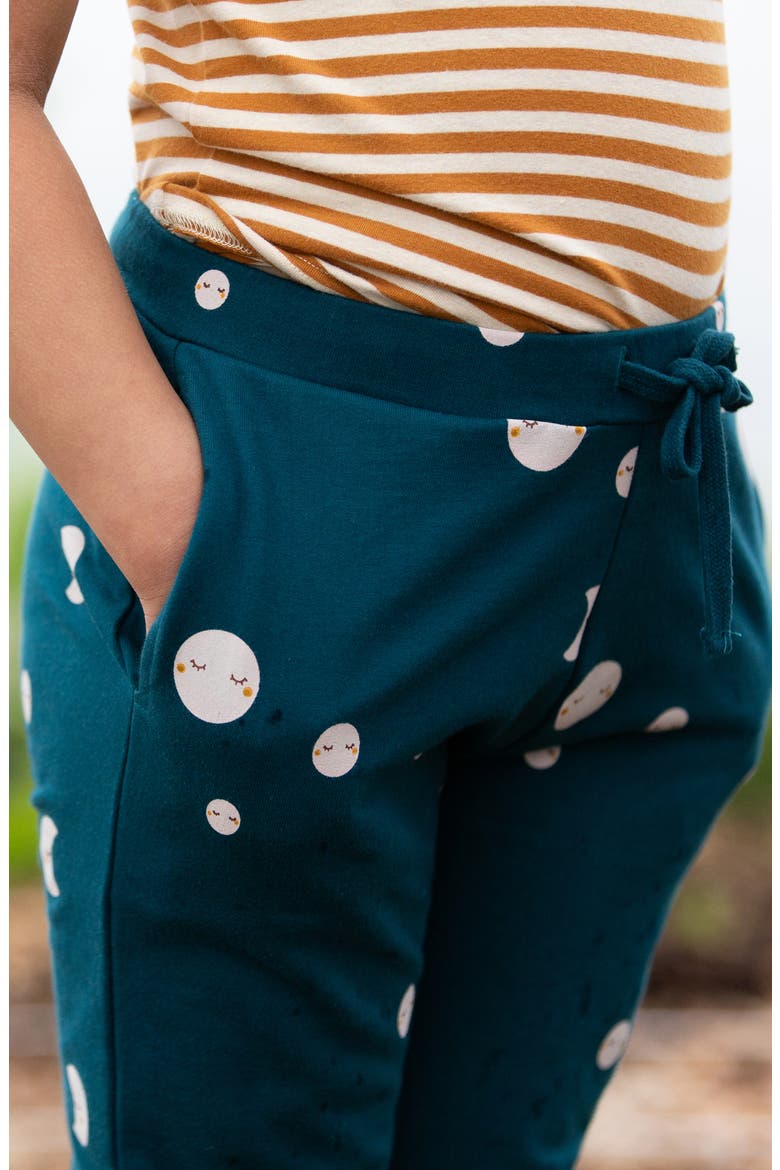 Kids' Cozy Organic Cotton Joggers, Alternate, color, BLUE