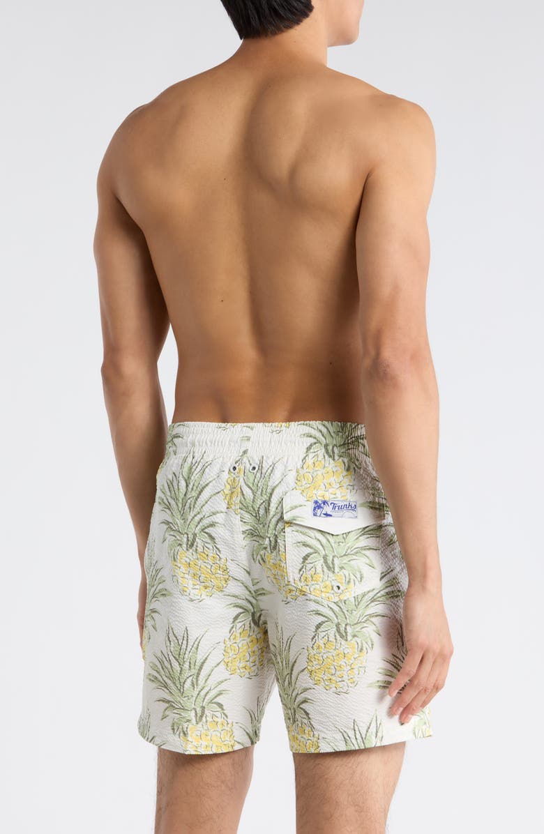 Trunks Surf & Swim Co. Sano 6.5-Inch Swim Shorts, Alternate, color, Off-White