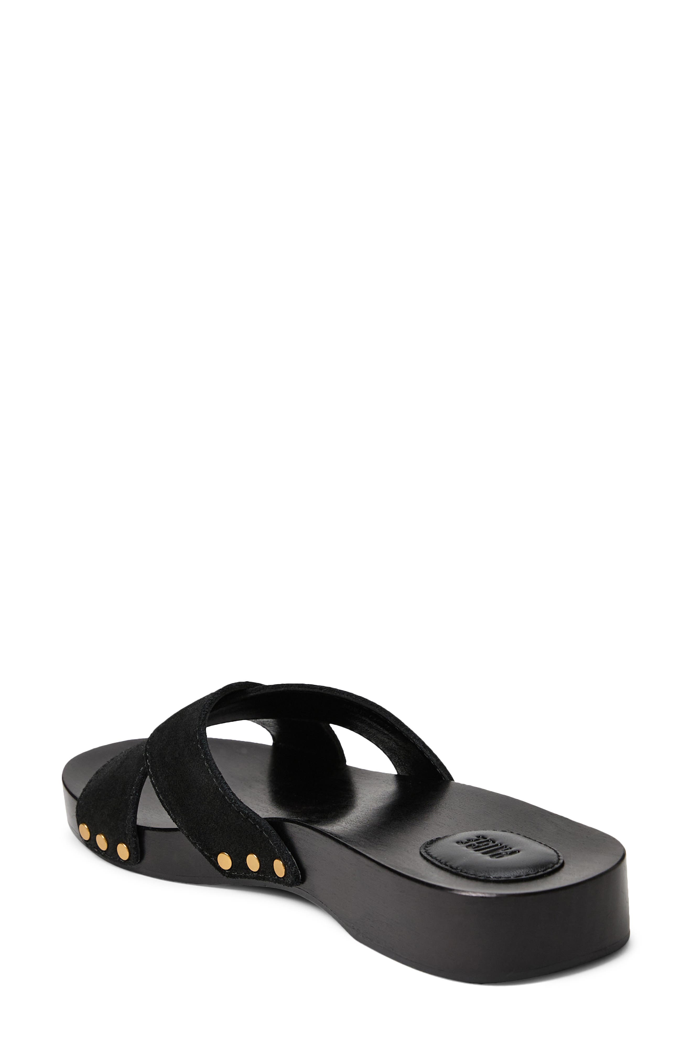 PAIGE Inez Slide Sandal, Alternate, color, Black