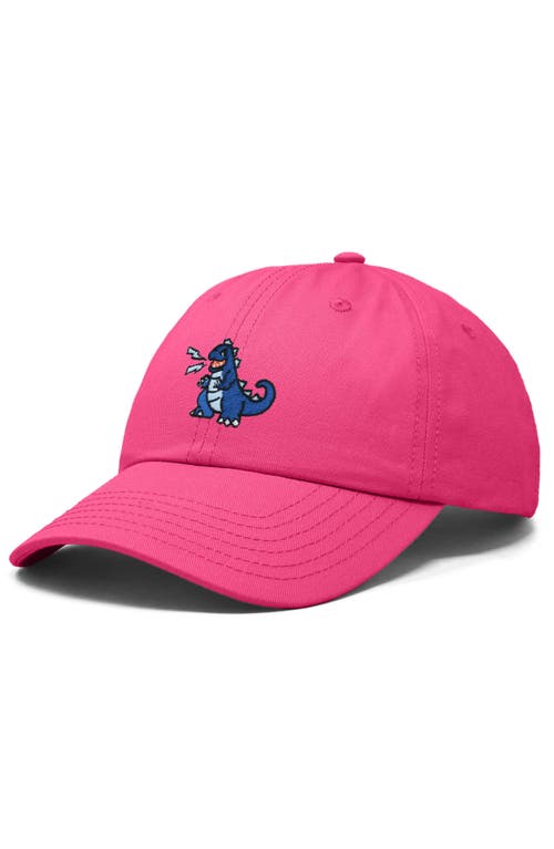 Dalix Big Lizard Cap In Hot Pink