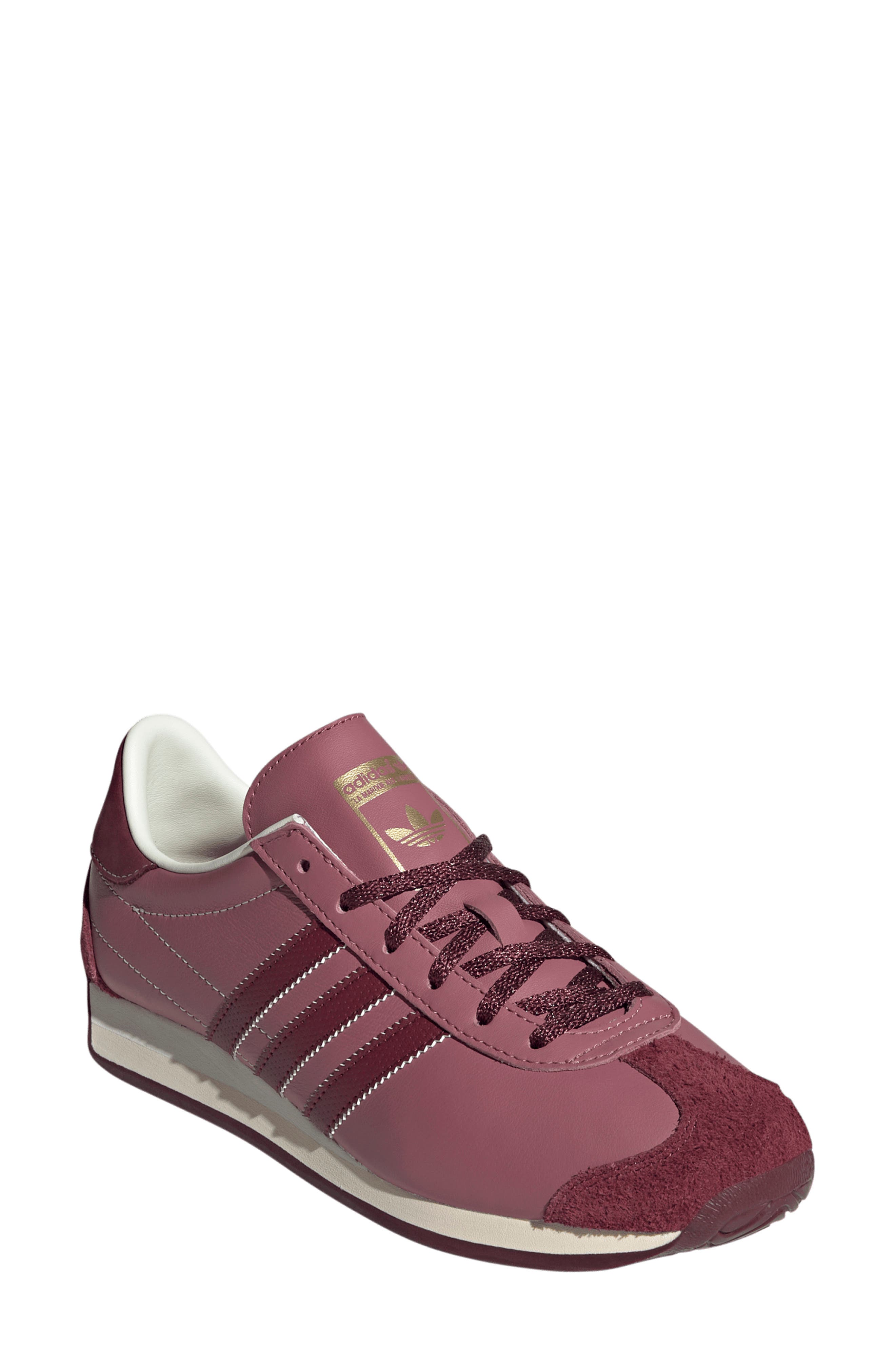 Country Low Top Sneaker, Main, color, CRIMSON/ RED/ OFF WHITE