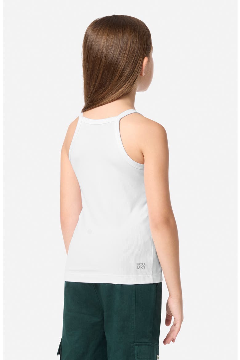 Kids' Logo Rib Tank, Alternate, color, BLANC