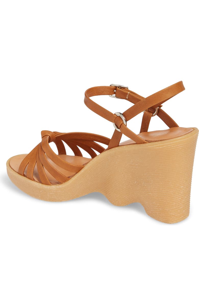 Famolare Knotty Monkey Wedge Sandal, Alternate, color,