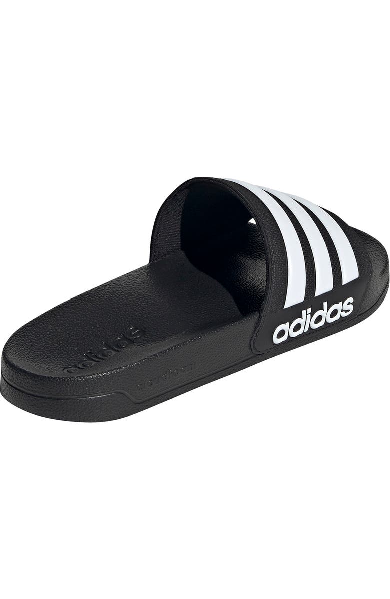 adidas Adilette Shower Slide, Alternate, color, Core Black/Ftwr White