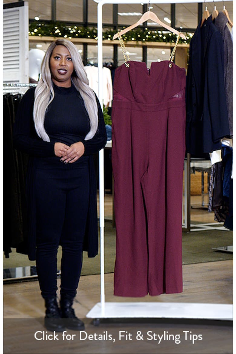 Nylah Chain Strap Wide Leg Jumpsuit video