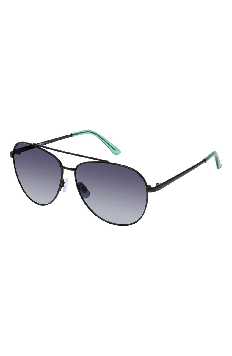 Kurt Geiger London 61mm Aviator Sunglasses, Alternate, color,