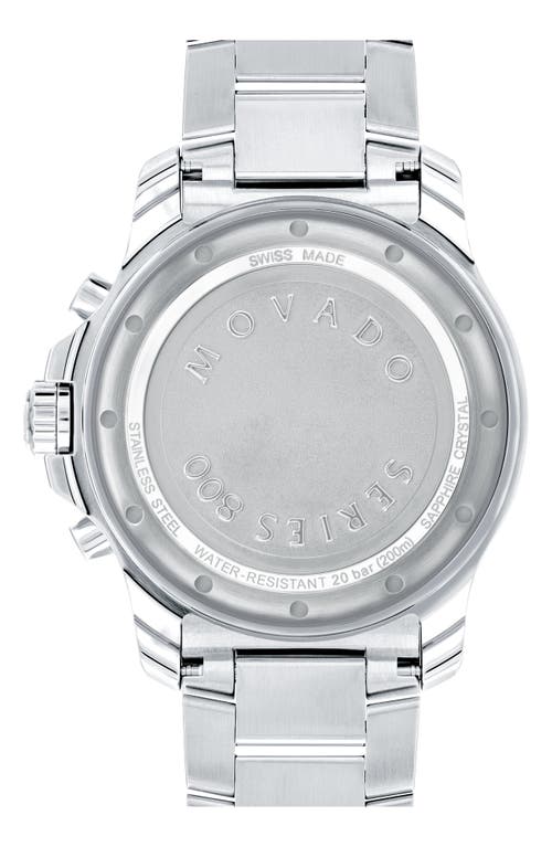 Movado Series 800 Chronograph Bracelet Watch, 42mm In Red