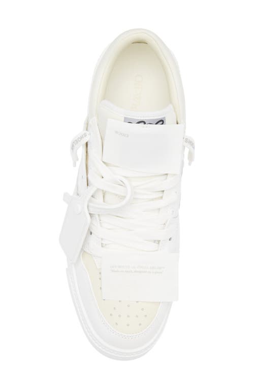 Off-white Off- Low 3.0 Off Court Men's Sneakers In White - Ivory