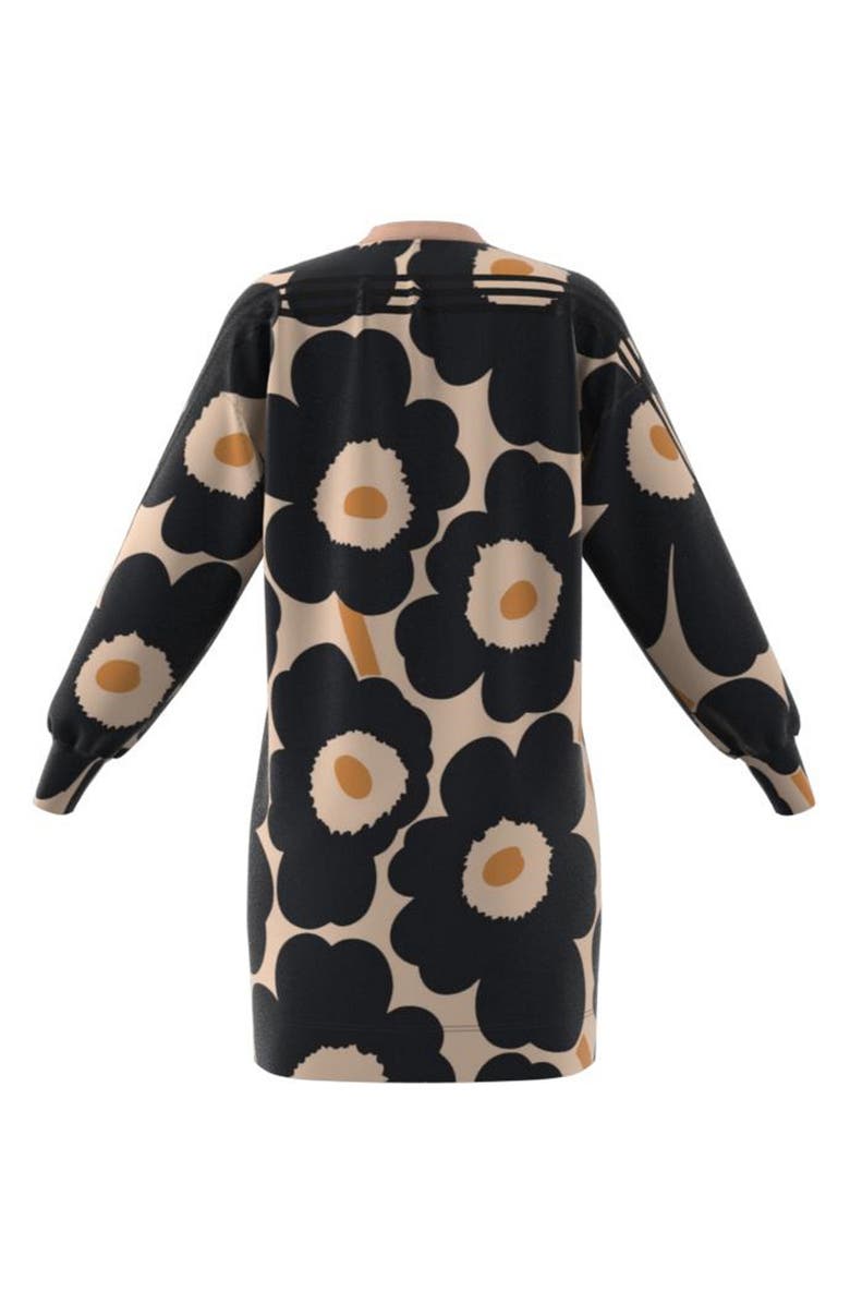 adidas x Marimekko Long Sleeve Fleece Dress, Alternate, color,