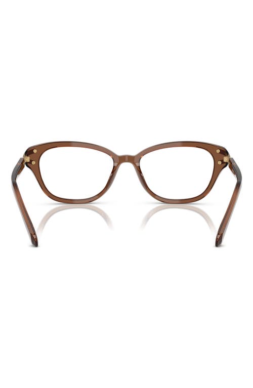 Swarovski 54mm Pillow Optical Glasses In Transparent