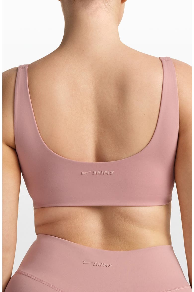 Matte Scoop Neck Bra, Alternate, color, HIMALAYAN