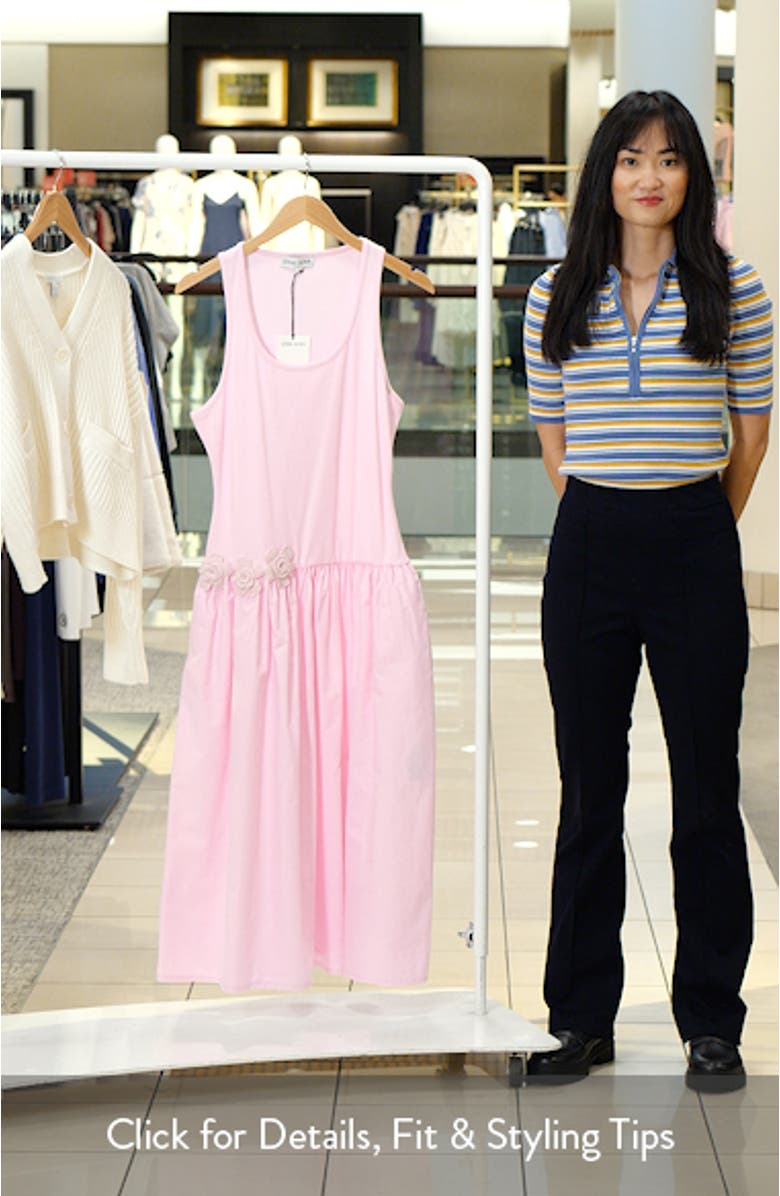 Mixed Media Tank Midi Dress, sales video thumbnail