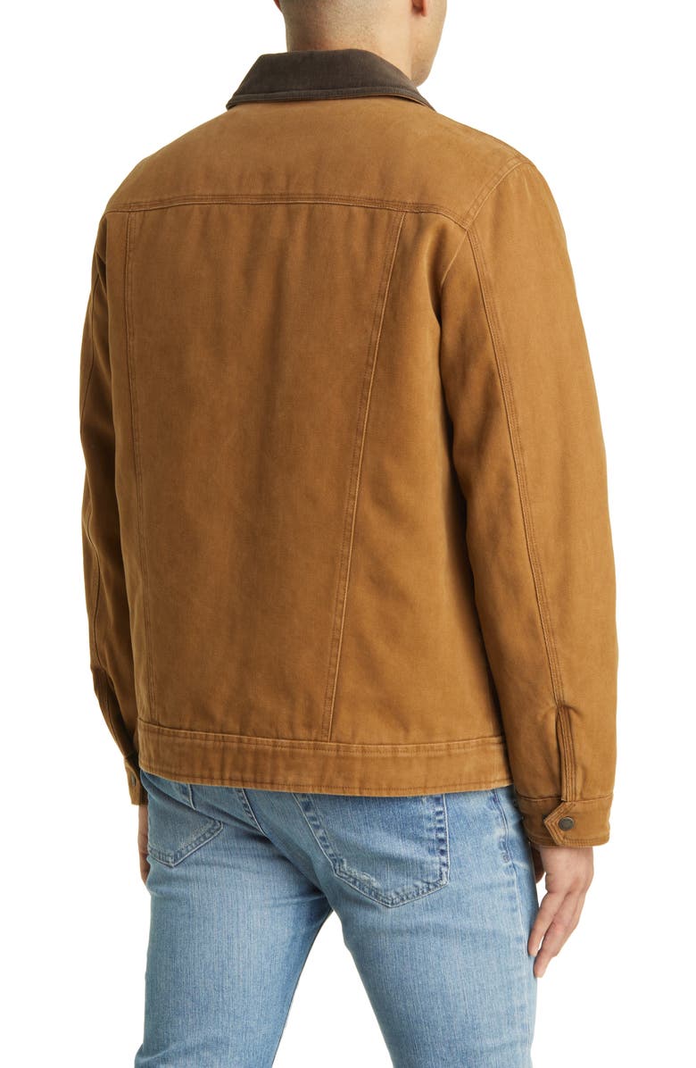 Levi's Corduroy Collar Workwear Jacket, Alternate, color, Worker Brown