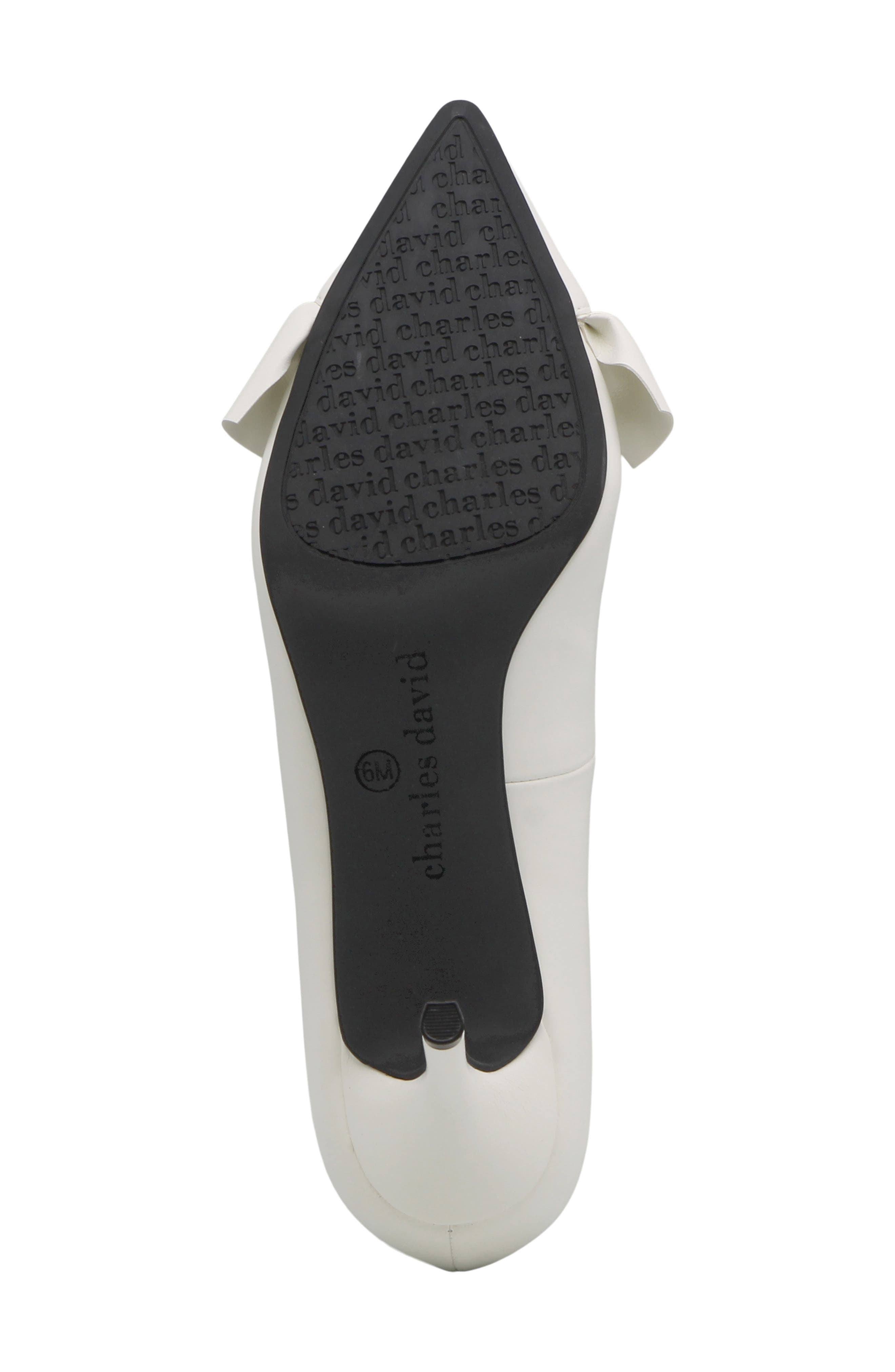 Charles David Arvine Ruffle Pump, Alternate, color, White