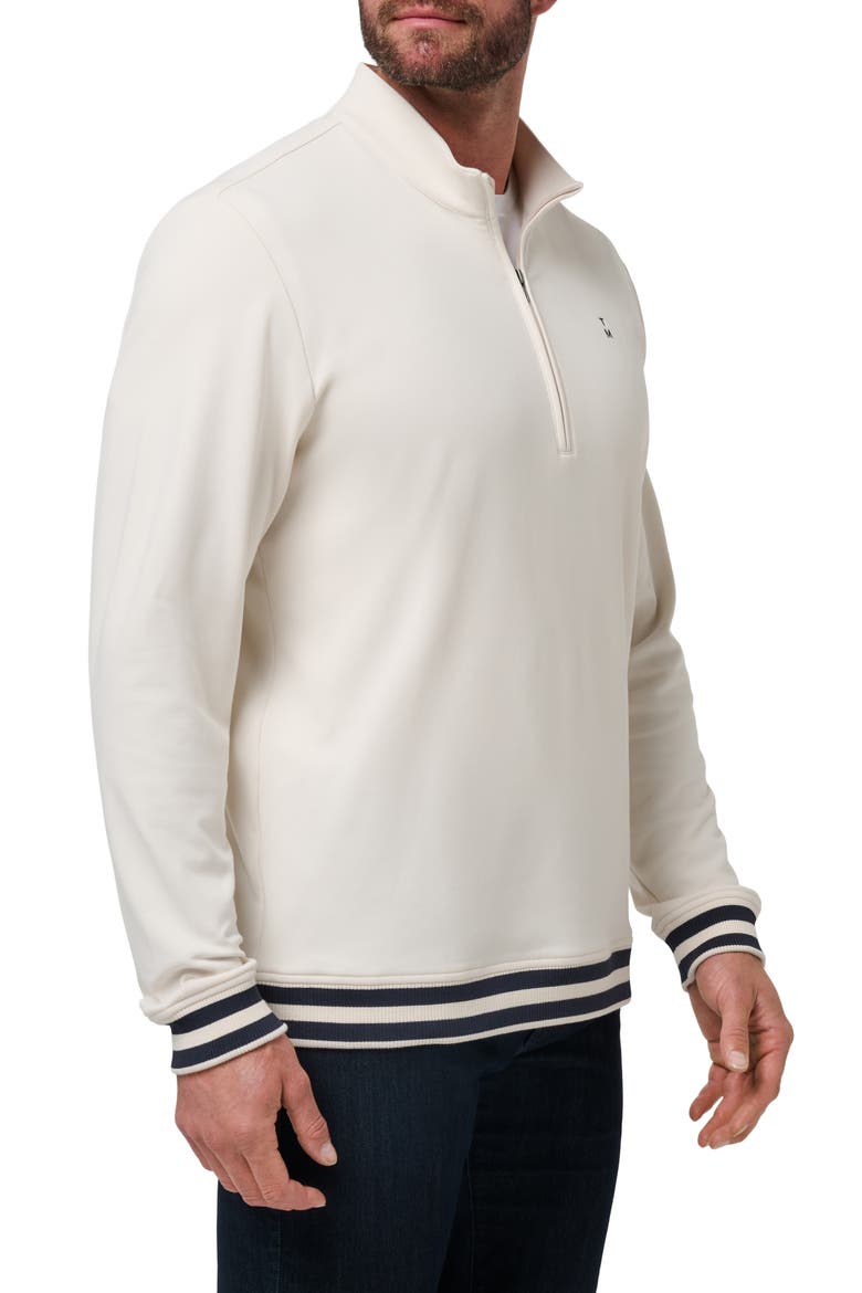 Happier Hour Quarter Zip Top, Alternate, color, BIRCH